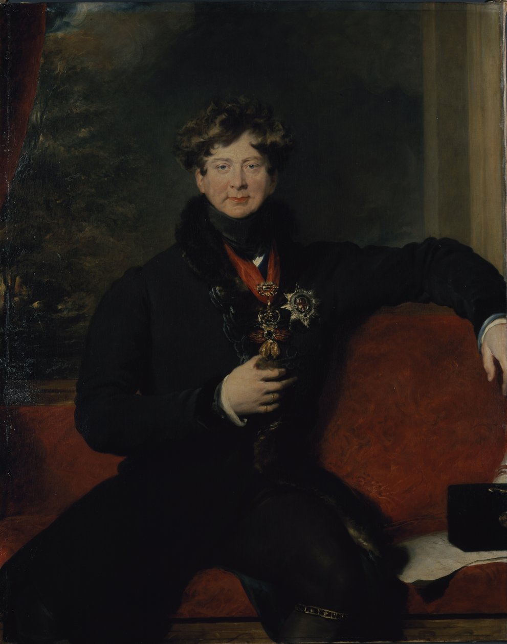 IV. György portréja (olaj, vászon) alkotó: Thomas Lawrence