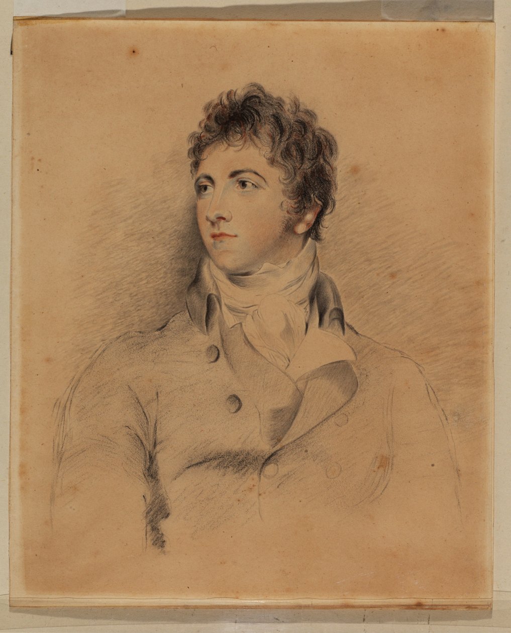 Isaac Cuthbert portréja (ceruza papíron) alkotó: Thomas Lawrence