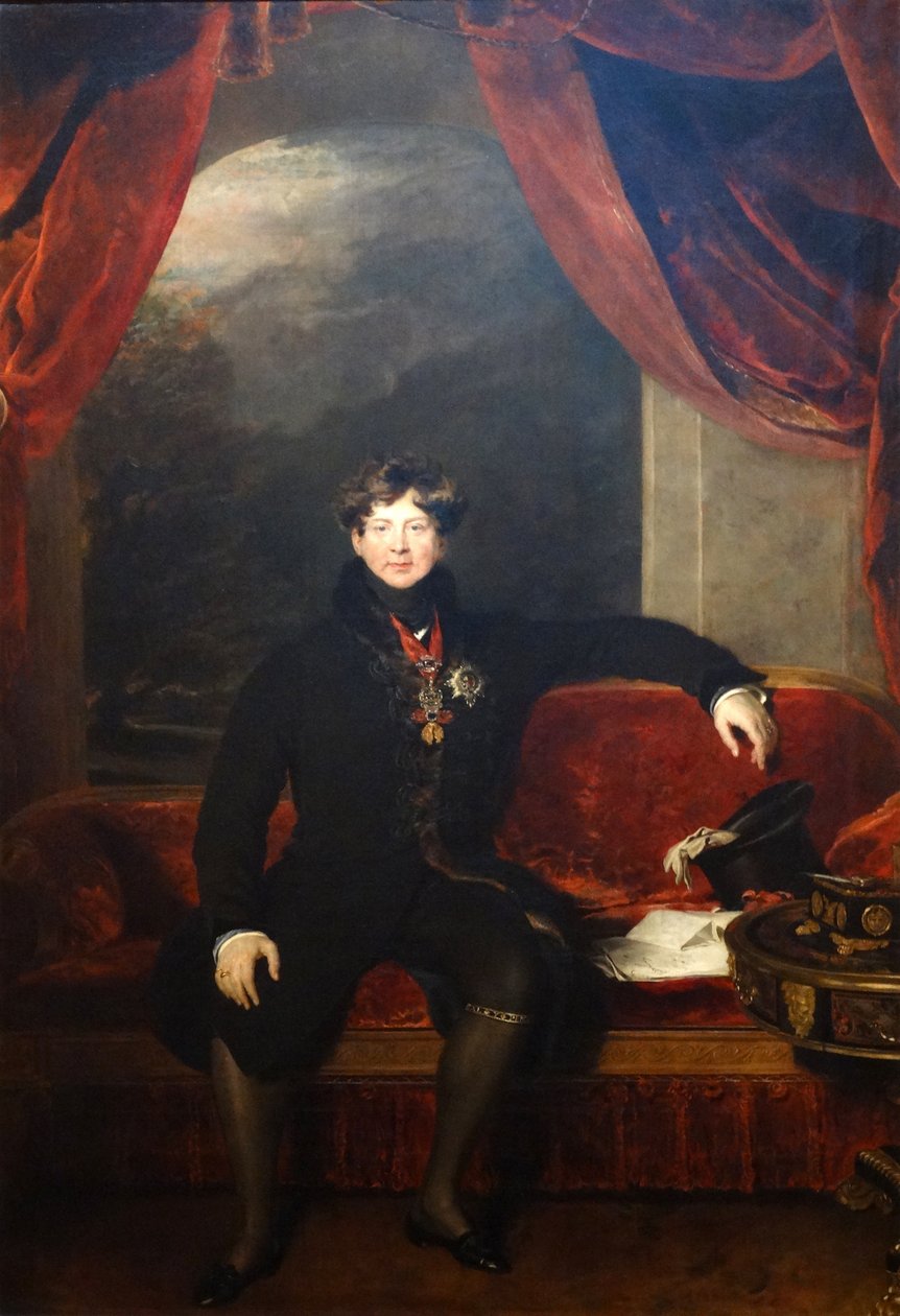 György király portréja IV alkotó: Thomas Lawrence