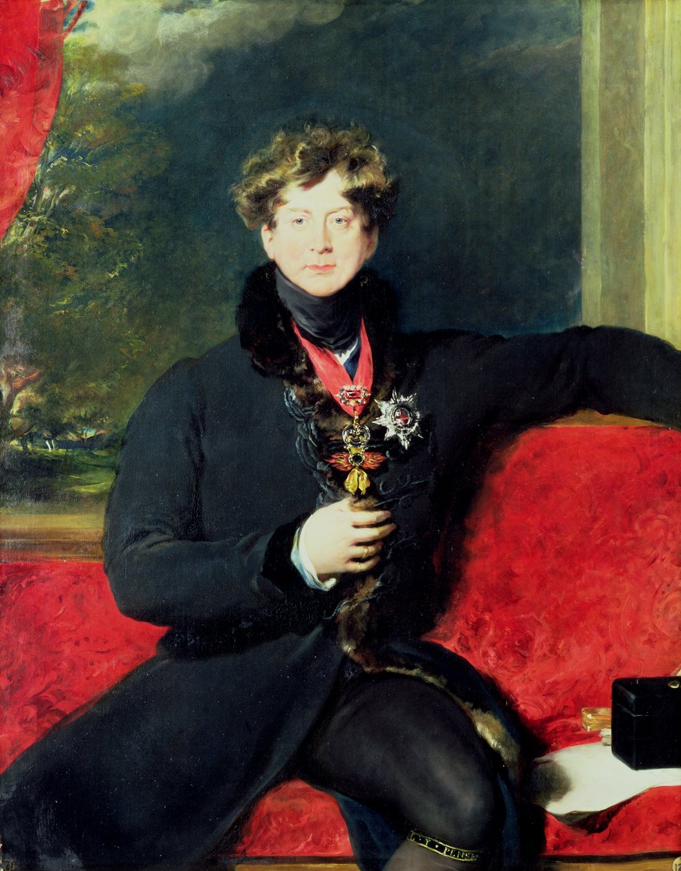 György király portréja IV alkotó: Thomas Lawrence