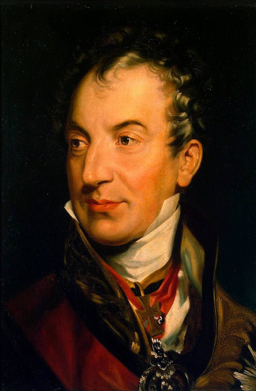 Klemens Wenzel, von Metternich herceg portréja, 1773-1859, 1814-1819. alkotó: Thomas Lawrence