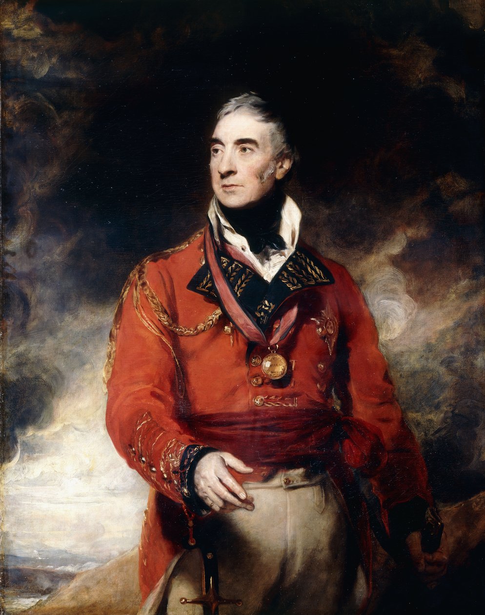 Sir Thomas Graham altábornagy, K.B., később Lynedoch 1. báró portréja alkotó: Thomas Lawrence