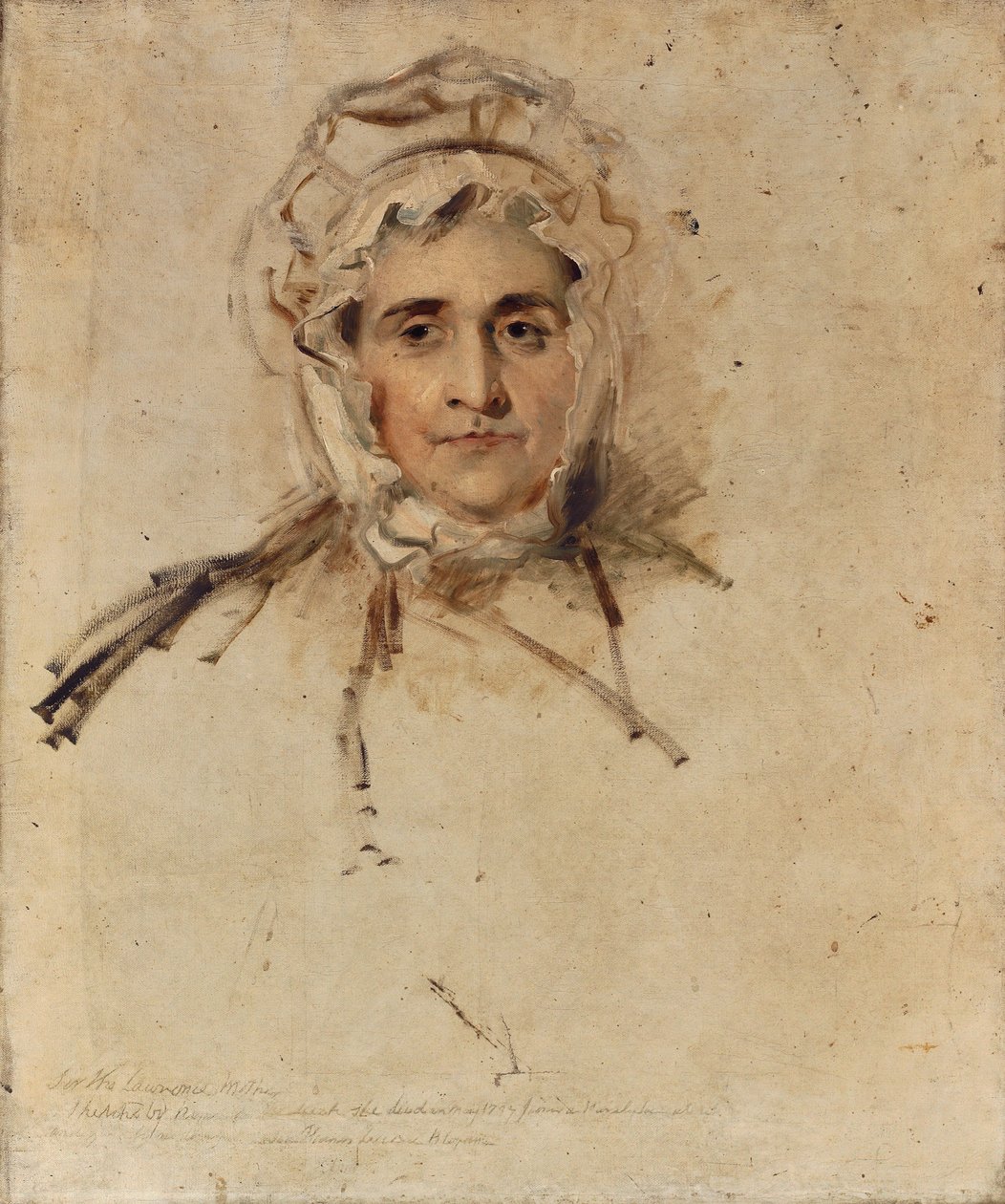 Lucy Lawrence, a művész édesanyja portréja, vázlat alkotó: Thomas Lawrence