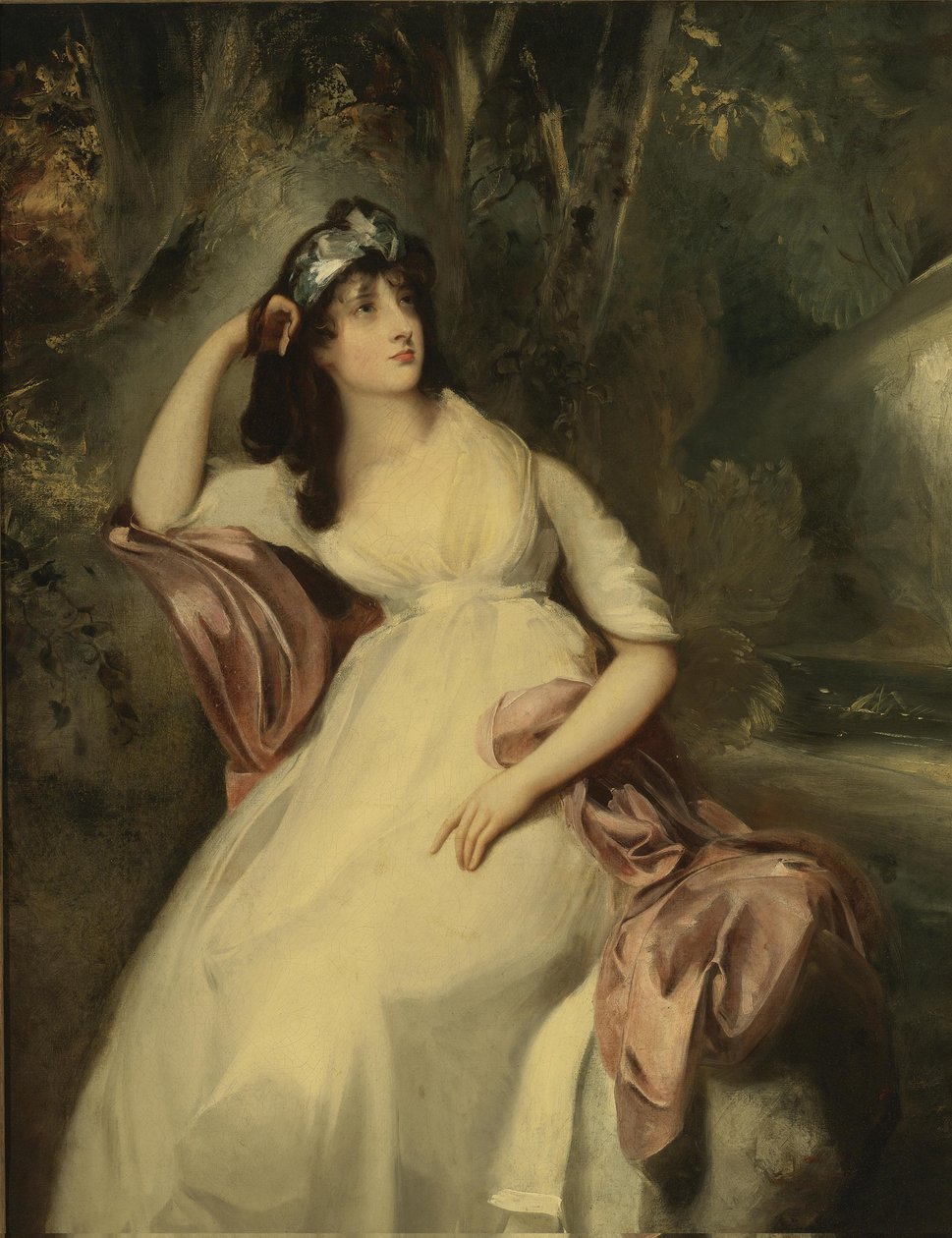 Sally Siddons portréja 1775-1803 alkotó: Thomas Lawrence