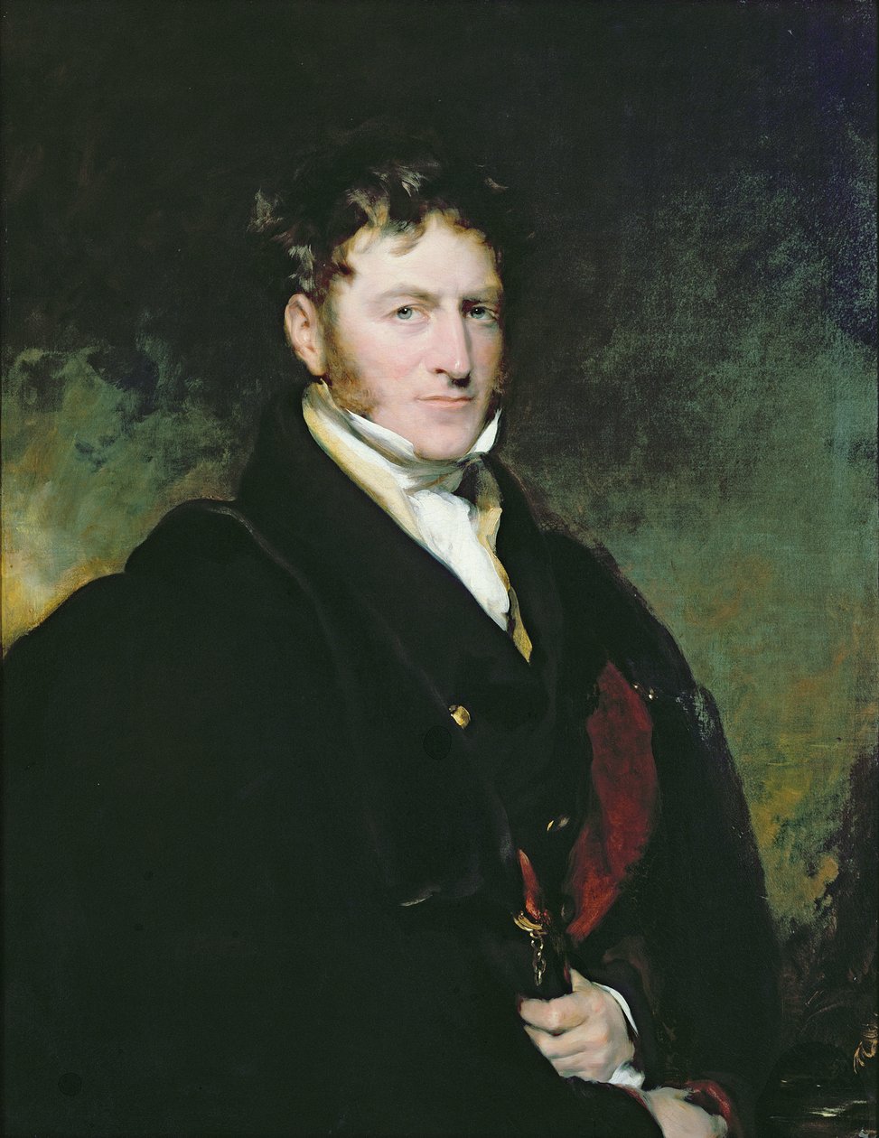 Sir John Beckett portréja (olaj, vászon) alkotó: Thomas Lawrence