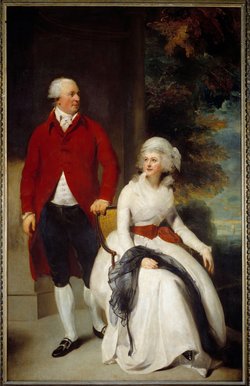 Julius Angerstein bankár (1735-1823) és második felesége, Eliza Payne (1748-1800) portréja Sir Thomas Lawrence (1769-1830) festménye 18. század V. 2,52 X 1,60 m alkotó: Thomas Lawrence