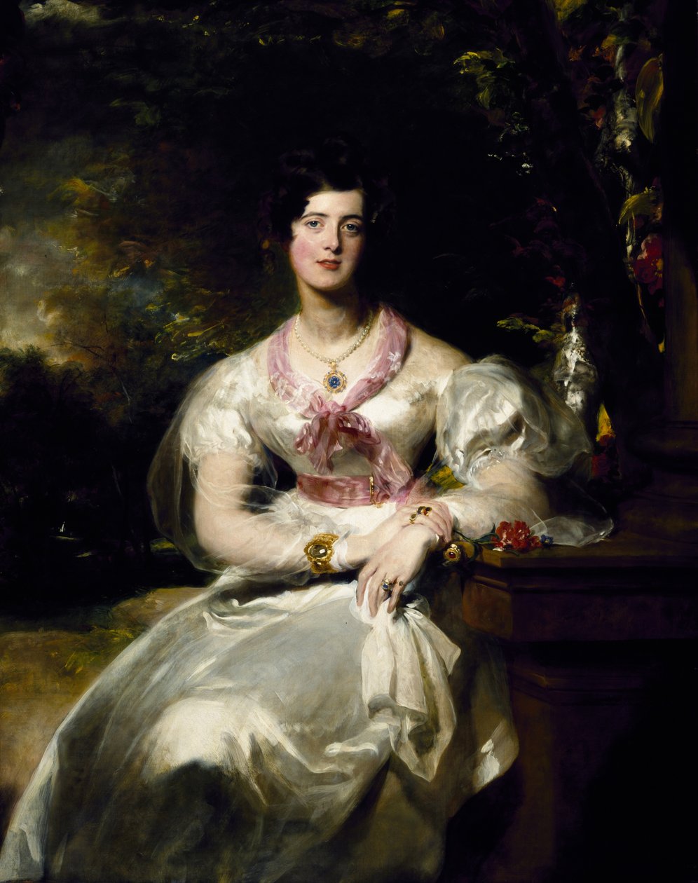 A tisztelt Mrs. Seymour Bathurst portréja alkotó: Thomas Lawrence