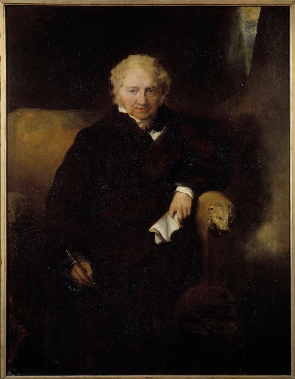 Henri Fussli (vagy Fuseli) festő portréja (1741-1825) Sir Thomas Lawrence (1769-1830) festménye 19. század V. 1042x1,09 m Bayonne, Musee Bonnat alkotó: Thomas Lawrence