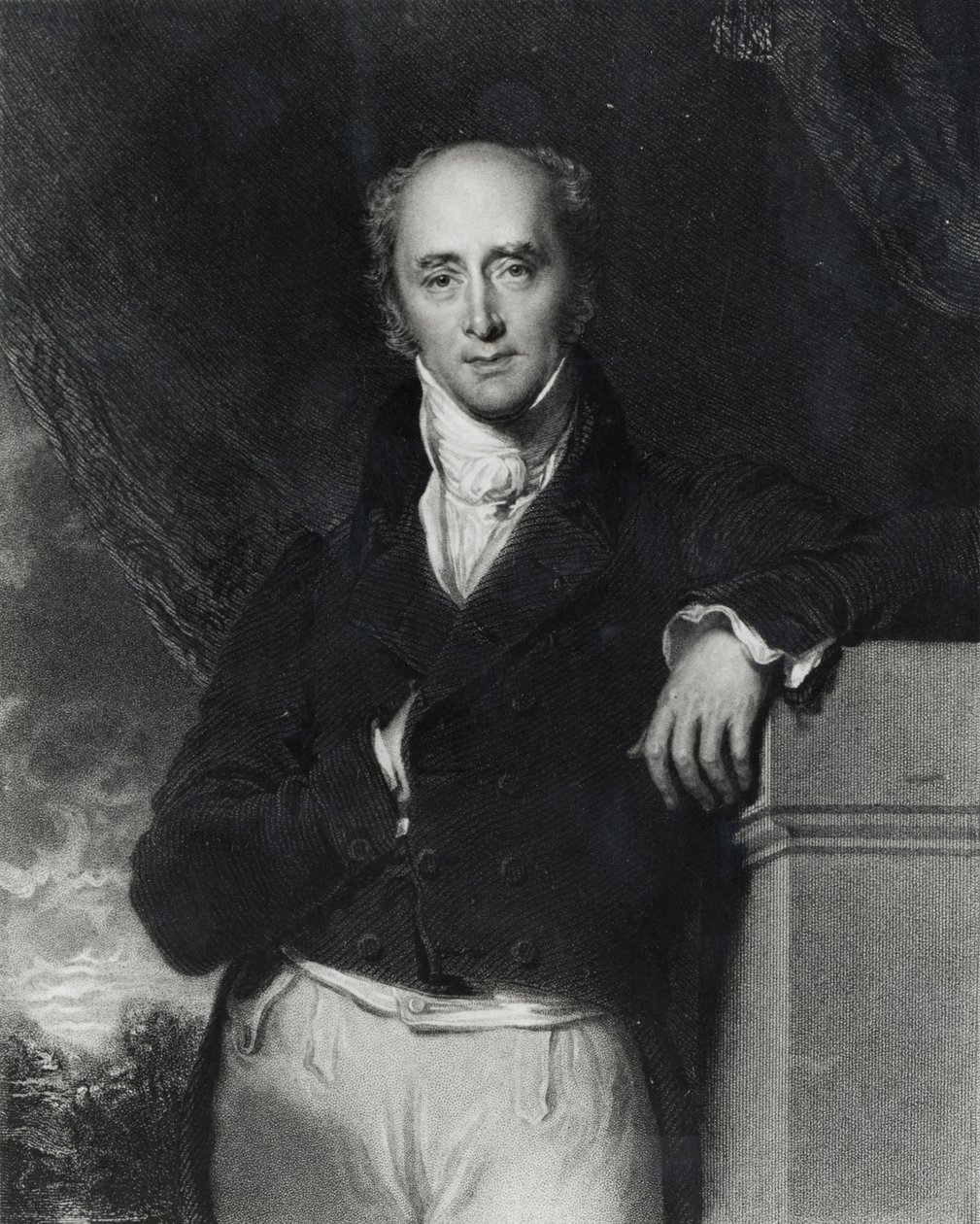 Charles Grey, Earl Gray (1764-1845) portréja, J. Cochran metszete alkotó: Thomas Lawrence