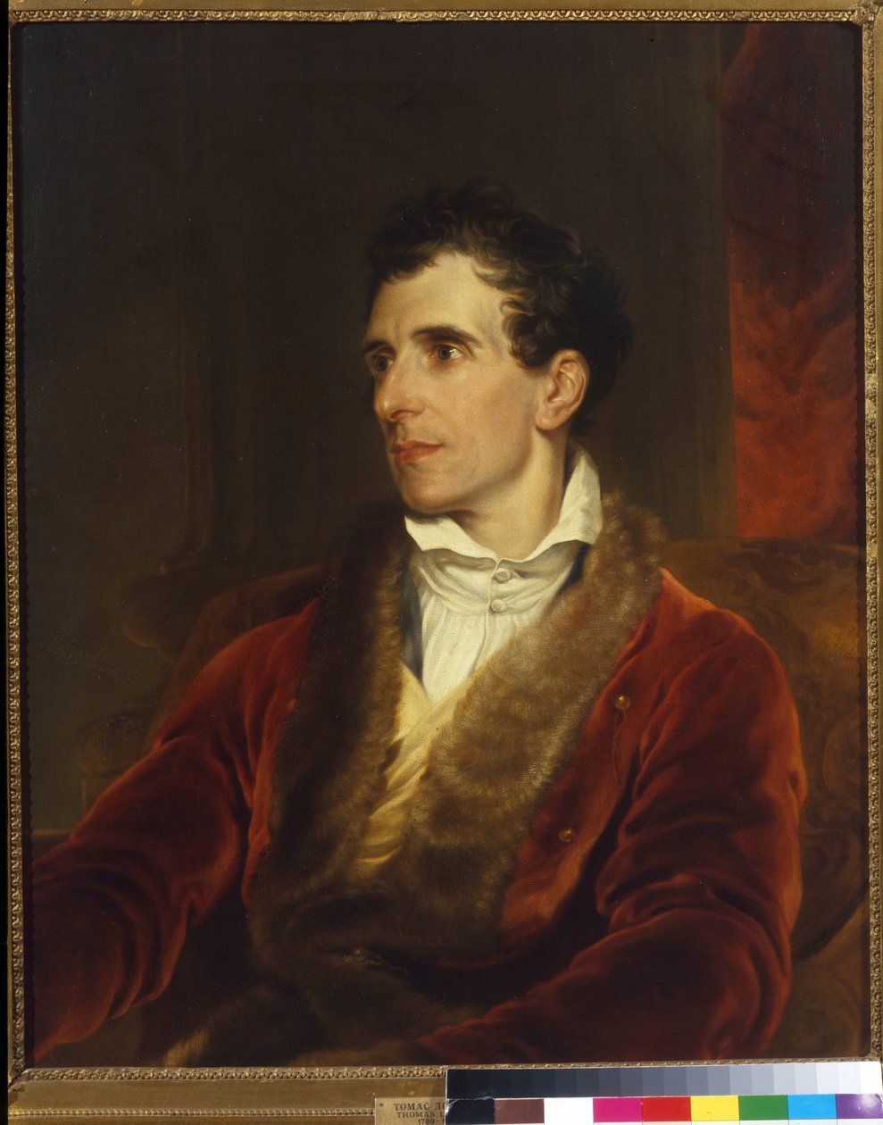 Antonio Canova szobrász portréja, 18. század vége (olaj, vászon) alkotó: Thomas Lawrence