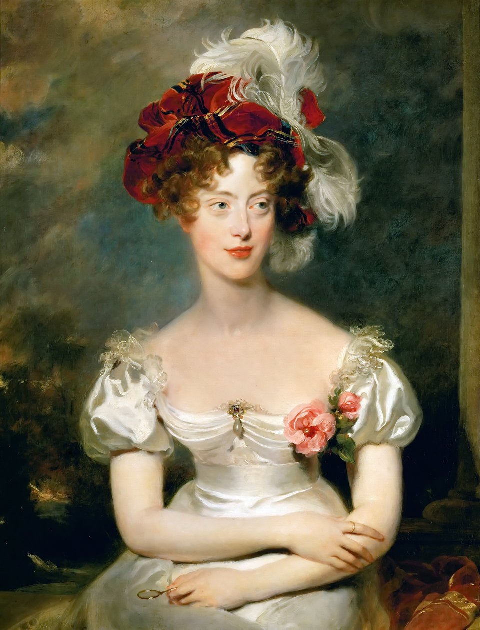Caroline nápolyi és szicíliai hercegnő 1798-1870, de Berry hercegnő alkotó: Thomas Lawrence