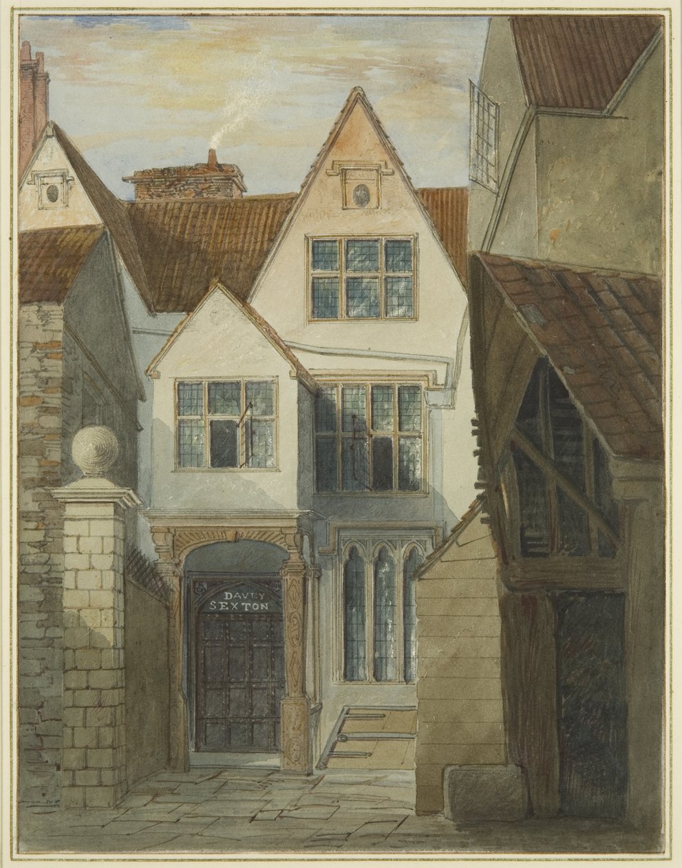 Sexton rezidenciája Whitson Courtban, St James