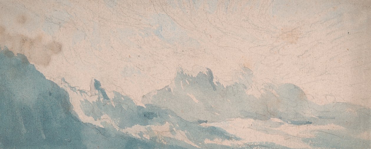 Szörnyű felhő egy alpesi képződmény felett alkotó: Thomas Lindsay