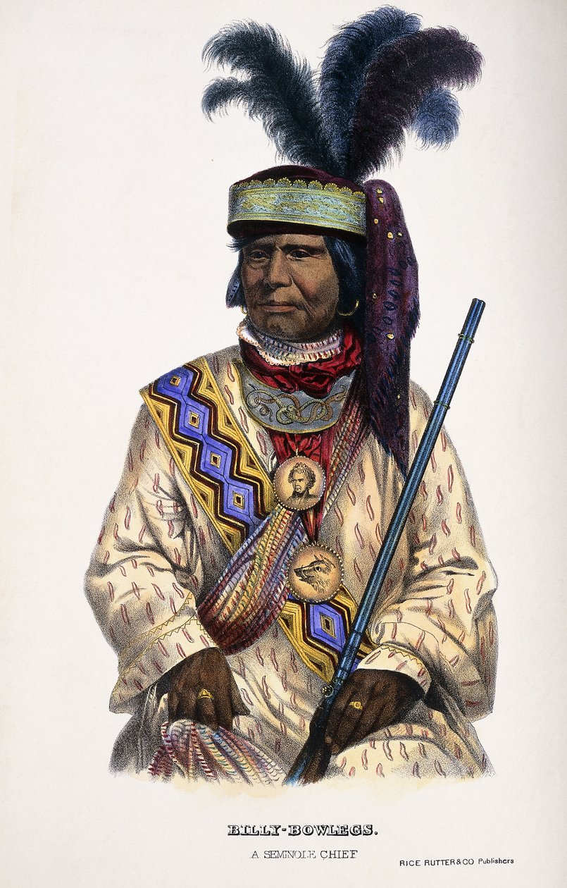 Billy-Bowlegs, A Seminole Chief, 1899 alkotó: Thomas Loraine McKenney