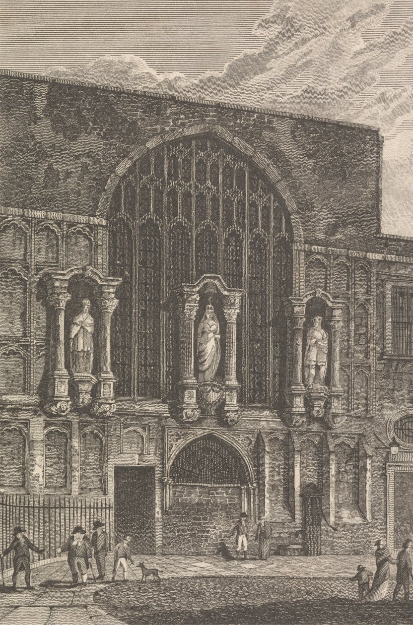 Kilátás a Szent Magdelena-kápolnára, a Guildhallban alkotó: Thomas Lord Busby