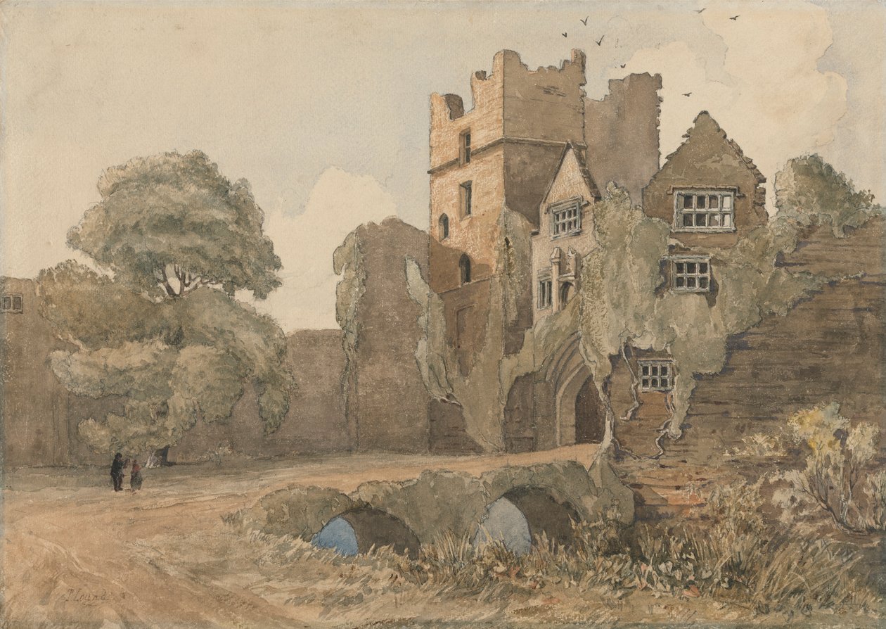 A torna és kapu, Ludlow kastély, Shropshire alkotó: Thomas Lound