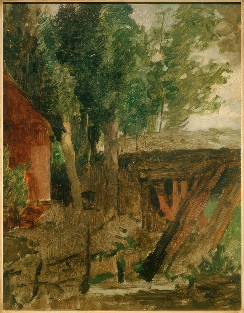 Régi vízimalom alkotó: Thomas Ludwig Herbst