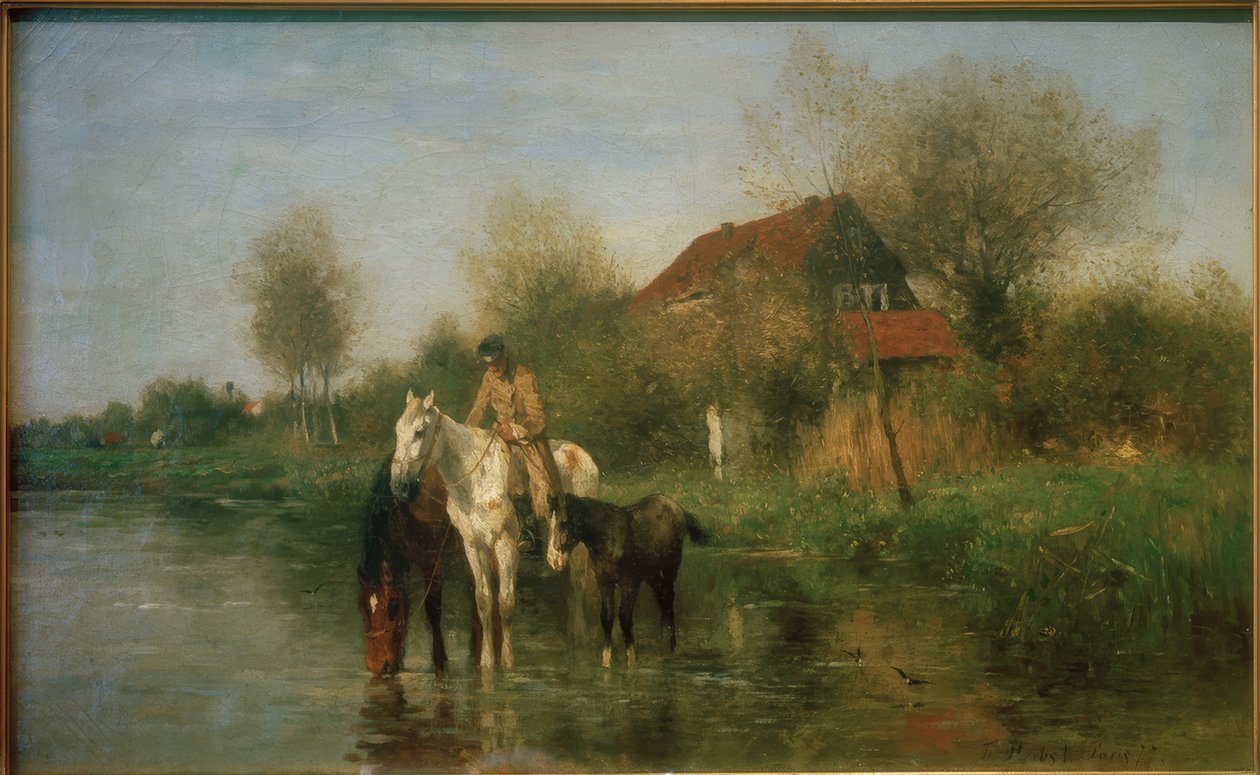 Lovak a vízen alkotó: Thomas Ludwig Herbst