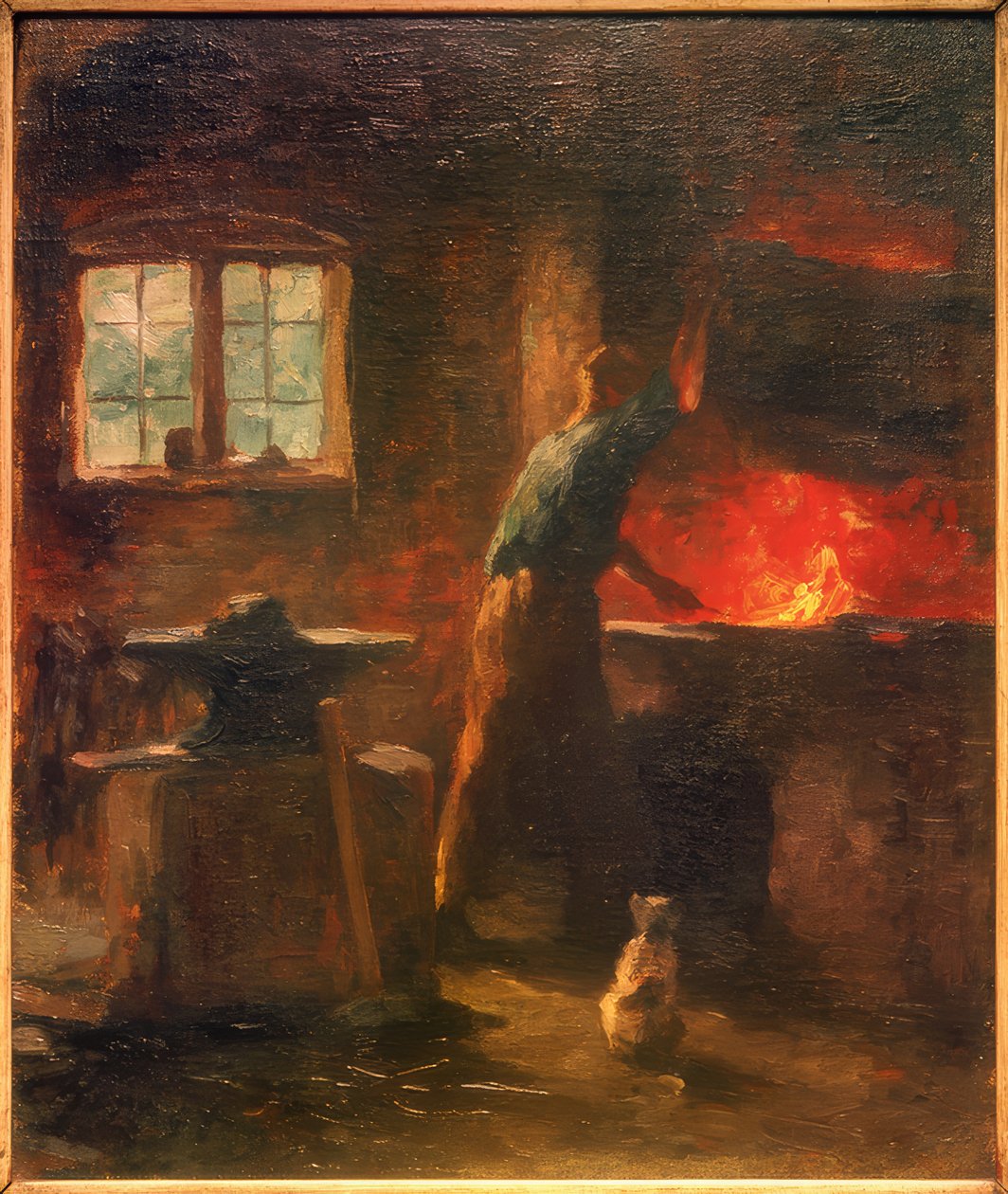 Forge Tangstedtben alkotó: Thomas Ludwig Herbst