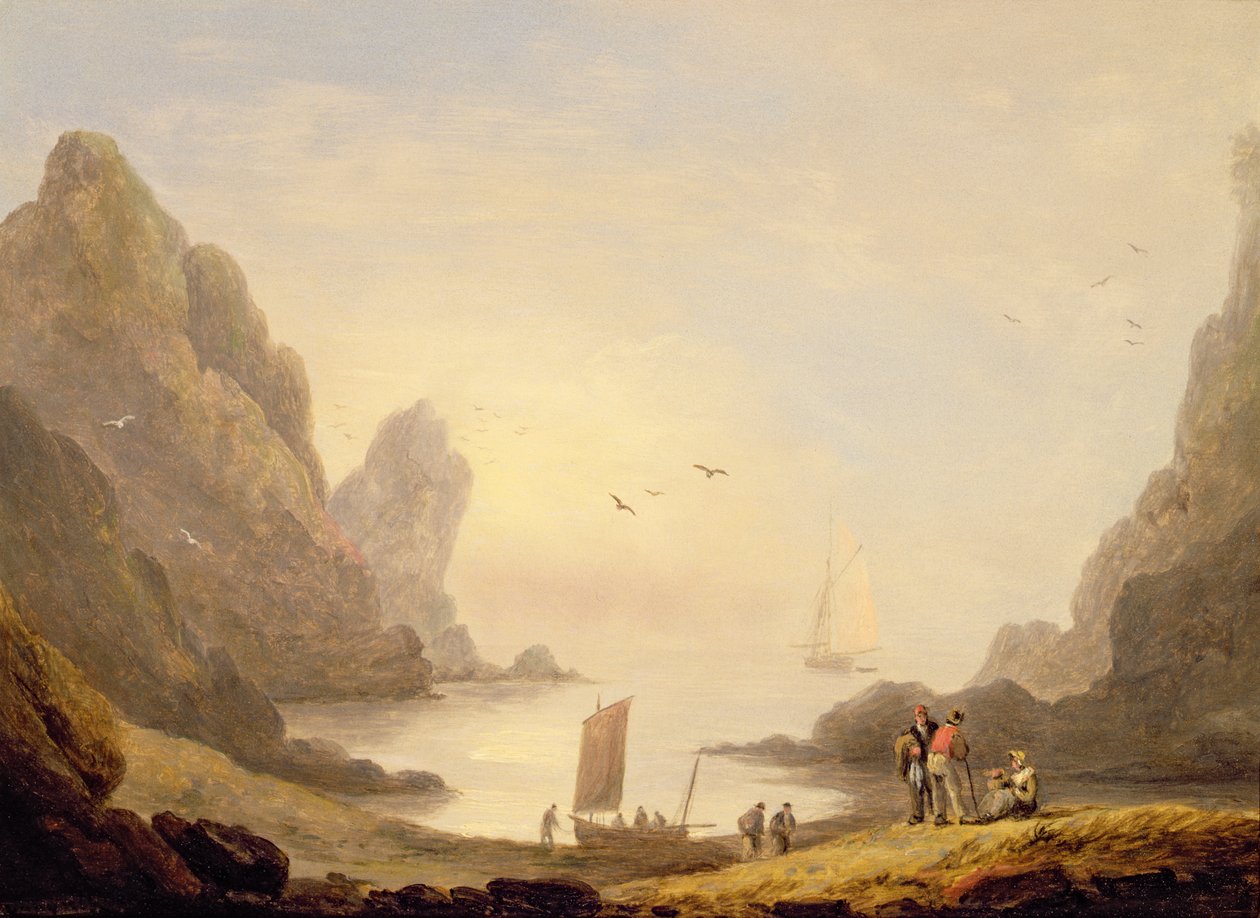 Egy félreeső öböl alkotó: Thomas Luny