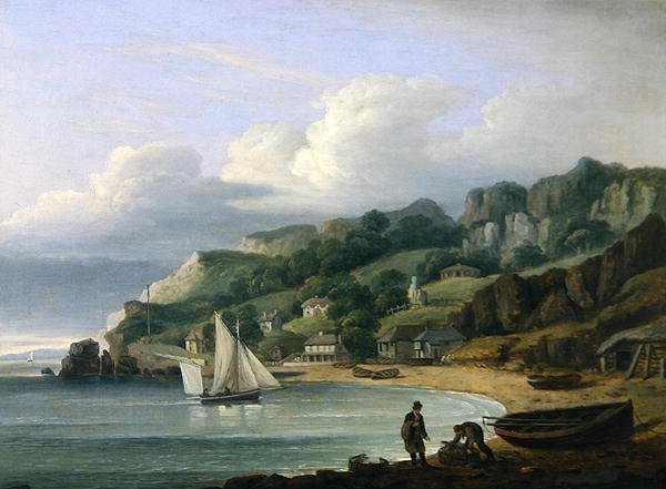 Babbacombe Beach, Devon alkotó: Thomas Luny