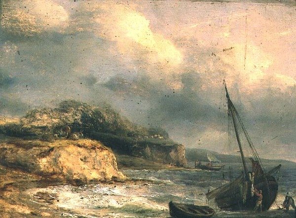 Tengerparti jelenet alkotó: Thomas Luny