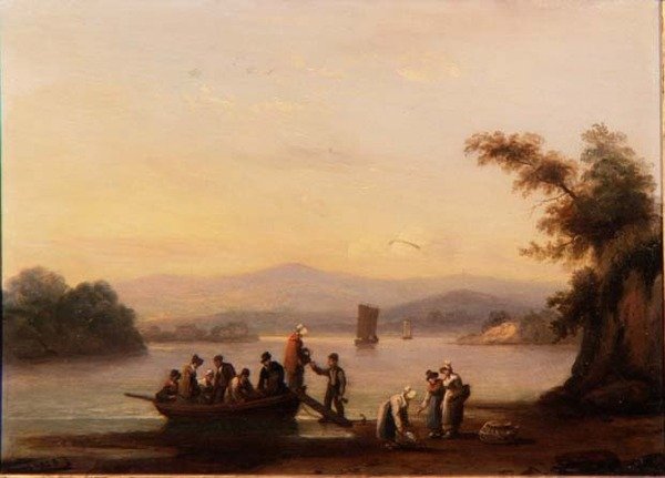 A Dart-on Dittisham közelében alkotó: Thomas Luny