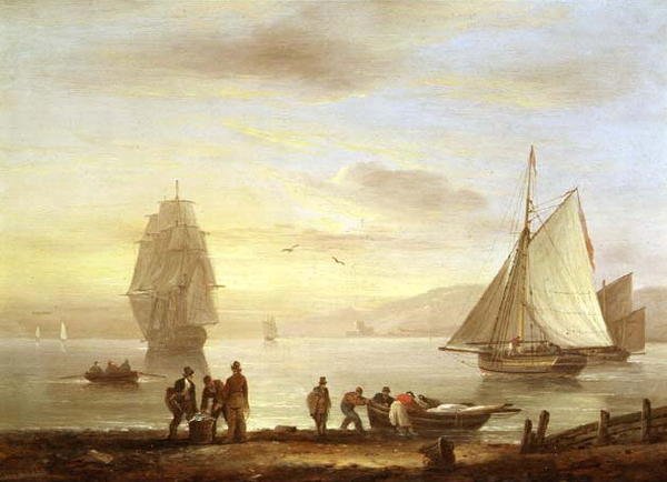 Tengeri tájkép alkotó: Thomas Luny