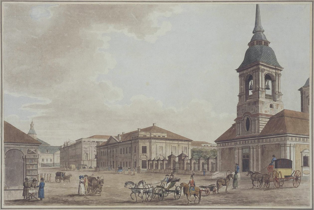 Liteyny sugárút Szentpéterváron, 1790 alkotó: Thomas Malton the Elder