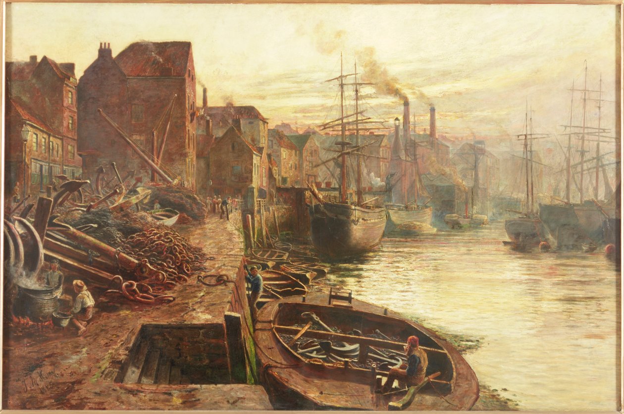 Régi Sunderland, 1885 alkotó: Thomas Marie Madawaska Hemy