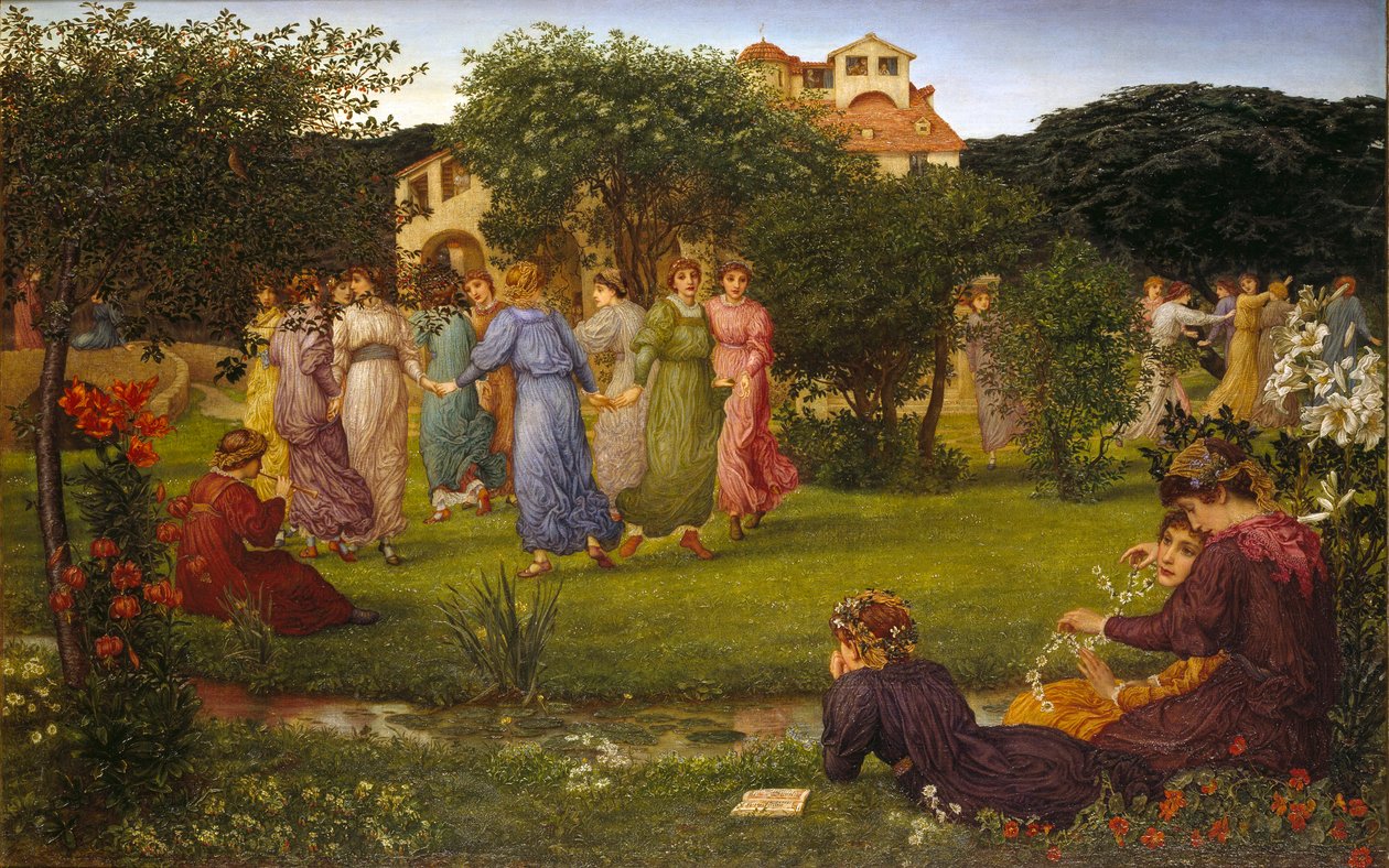 A táncoló lányok, 1882 alkotó: Thomas Matthews Rooke
