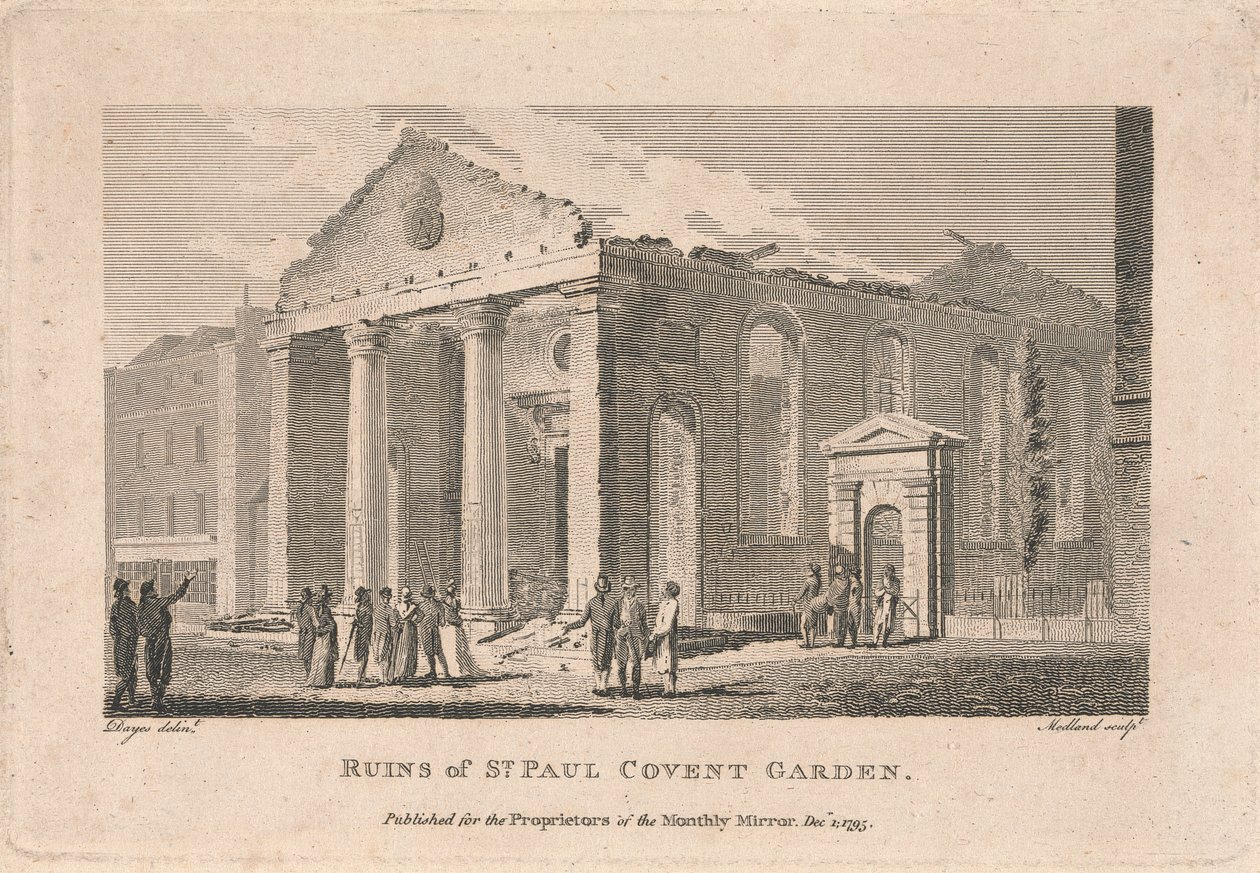 A St. Paul Covent Garden romjai alkotó: Thomas Medland