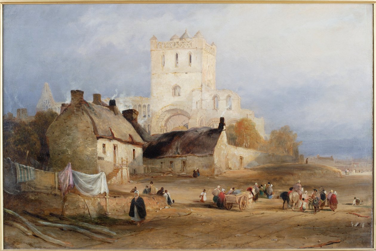 Jedburgh-i apátság, 1835 körül alkotó: Thomas Miles Richardson