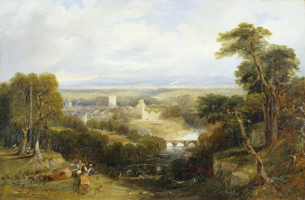 Richmond, Yorkshire (olaj, vászon) alkotó: Thomas Miles Richardson