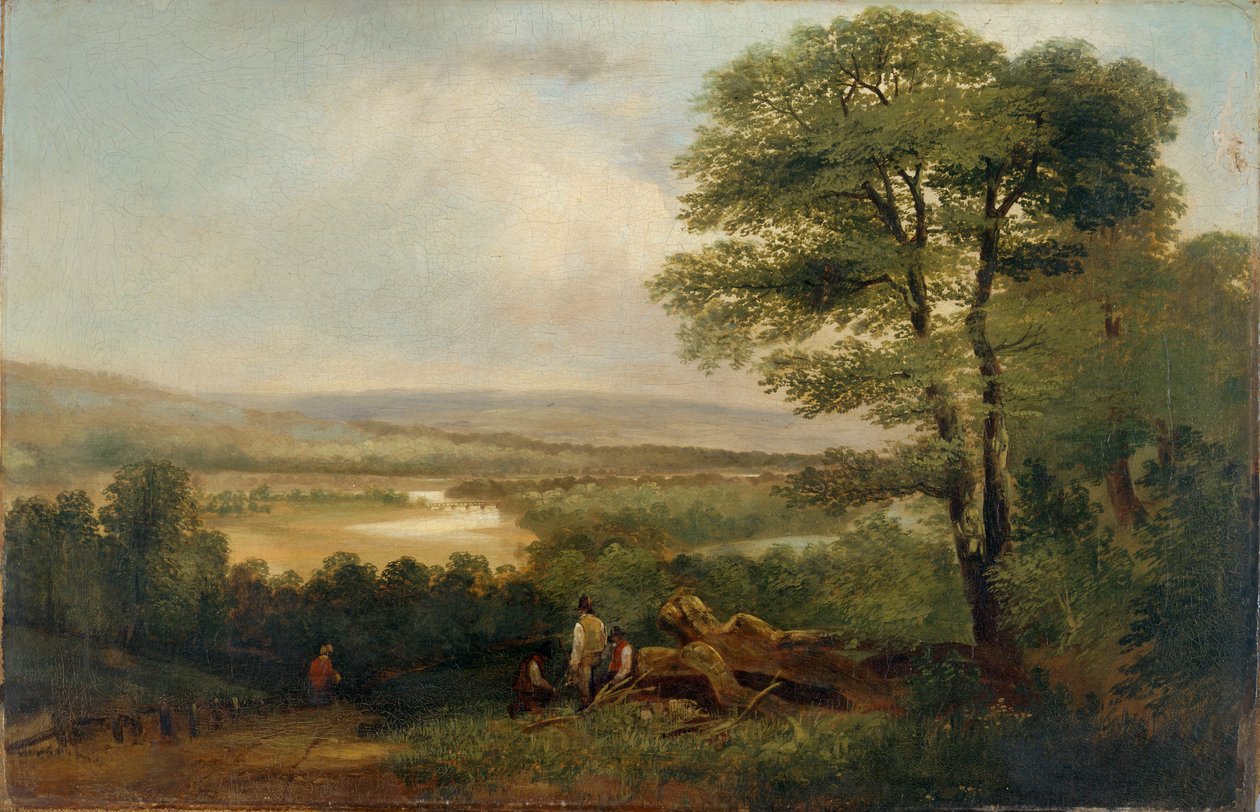 "Tájkép: Kilátás Northumberlandben", 1804-1848 alkotó: Thomas Miles Richardson I