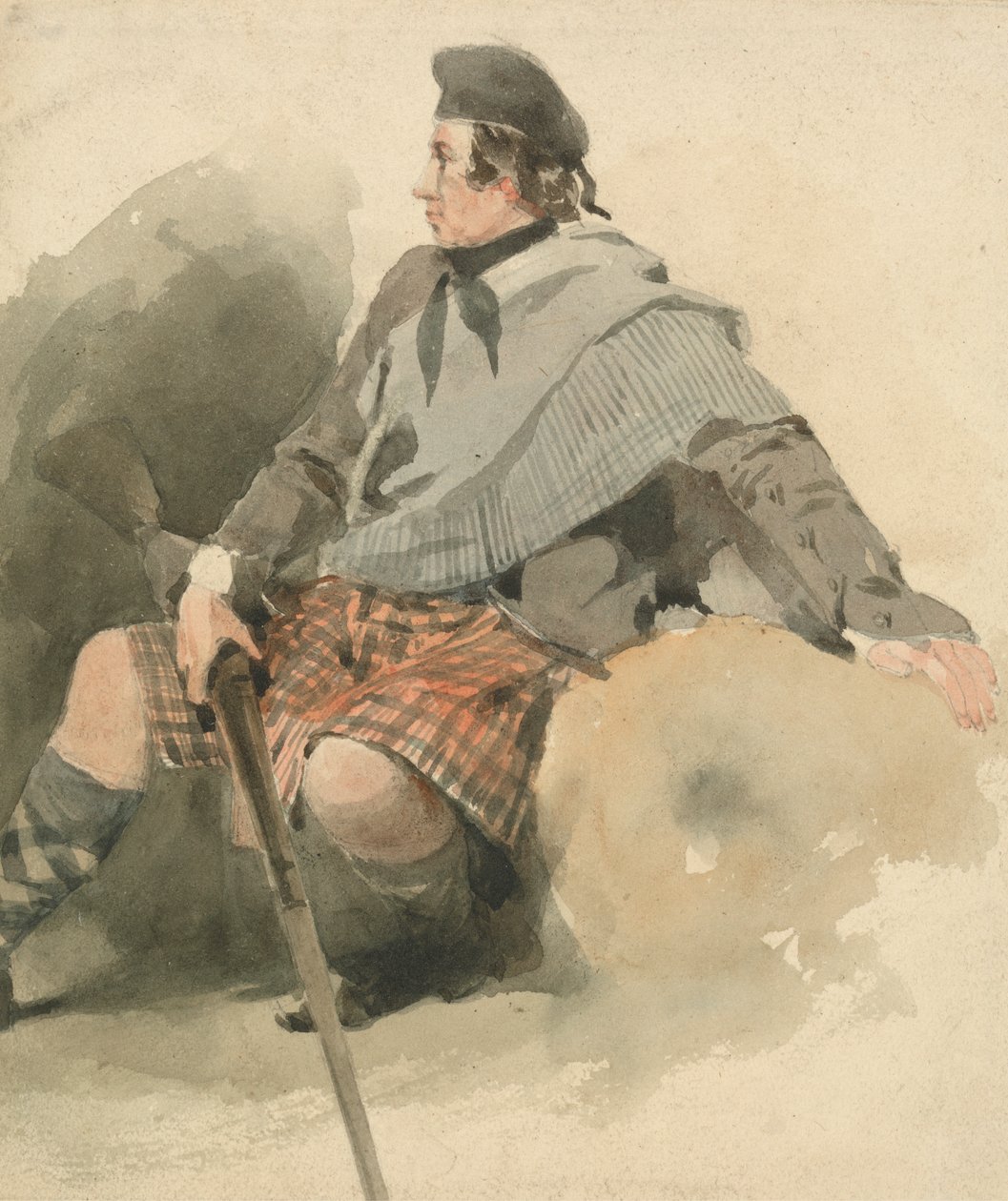 Egy felföldi ülő alkotó: Thomas Miles Richardson Sr.