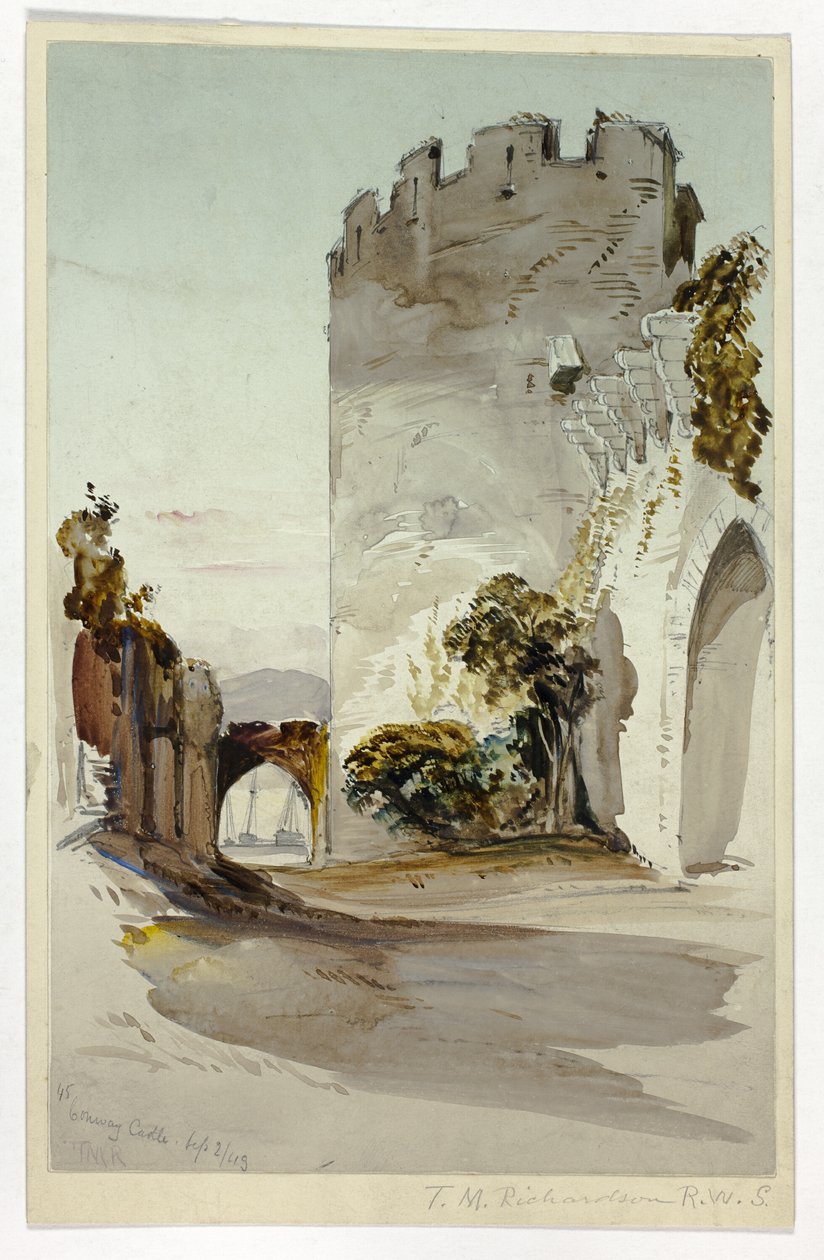 Conway kastély alkotó: Thomas Miles Richardson the younger
