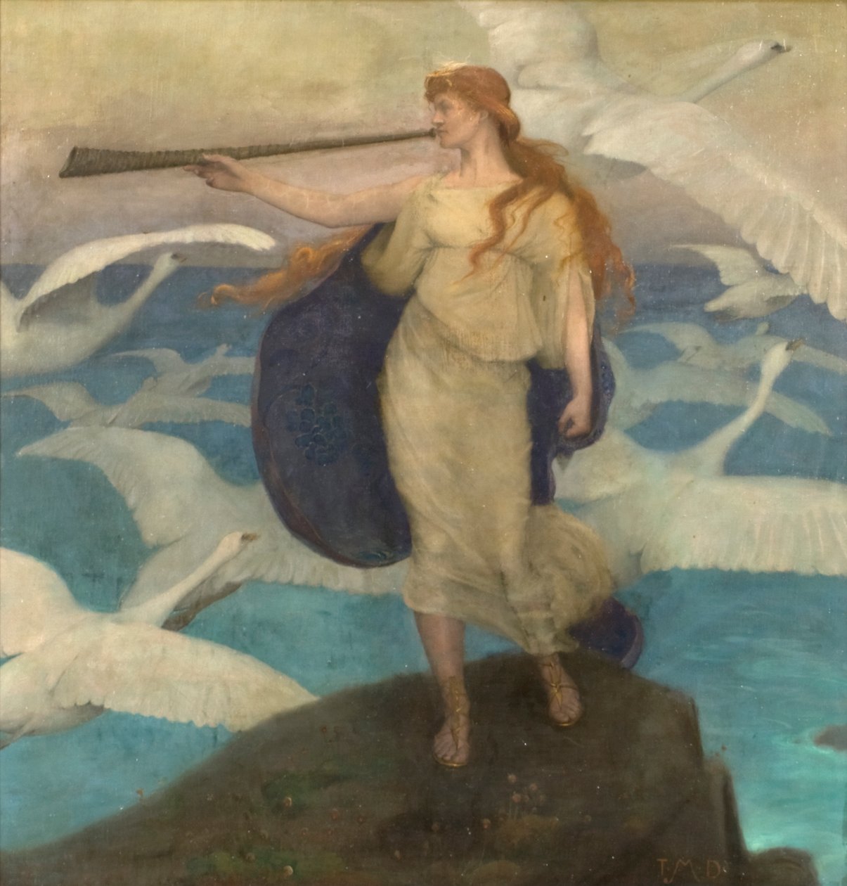 A tél hírnöke alkotó: Thomas Millie Dow