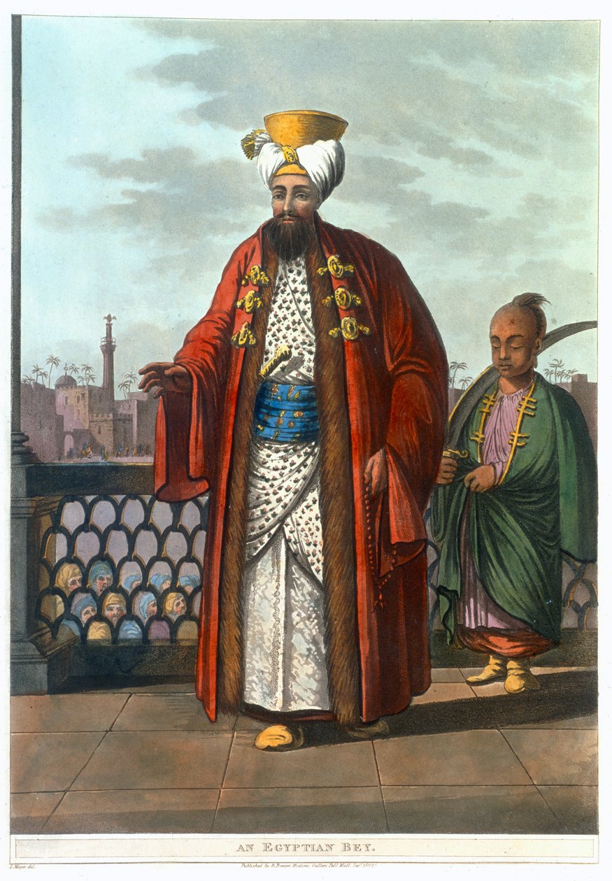 Egy egyiptomi bég, 1802 alkotó: Thomas Milton