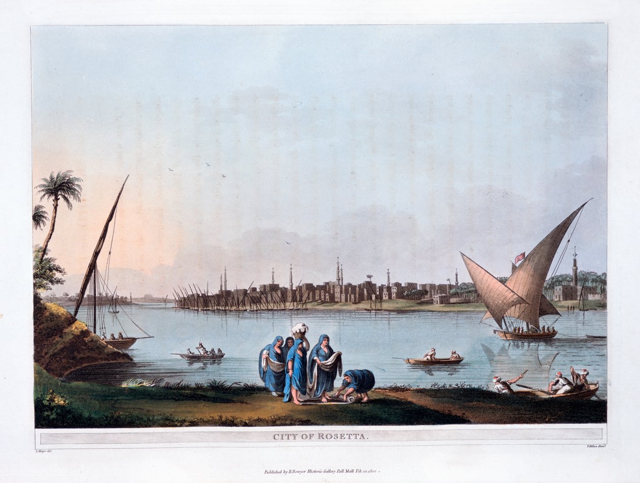 Rosetta városa, 1801 alkotó: Thomas Milton