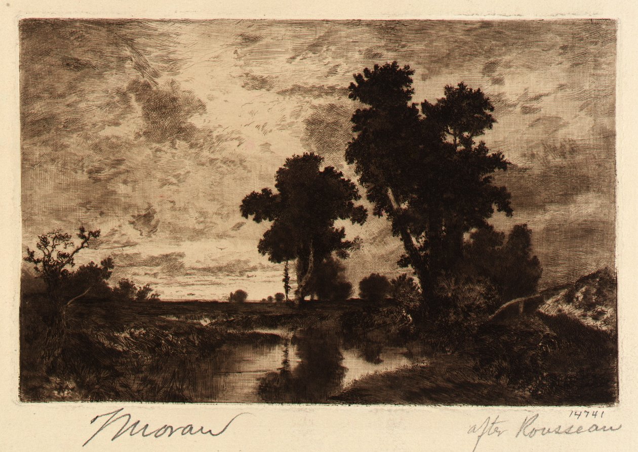 (Tájkép) alkotó: Thomas Moran