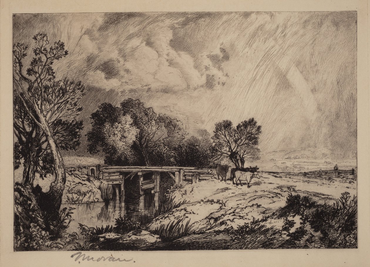 Rusztikus híd alkotó: Thomas Moran