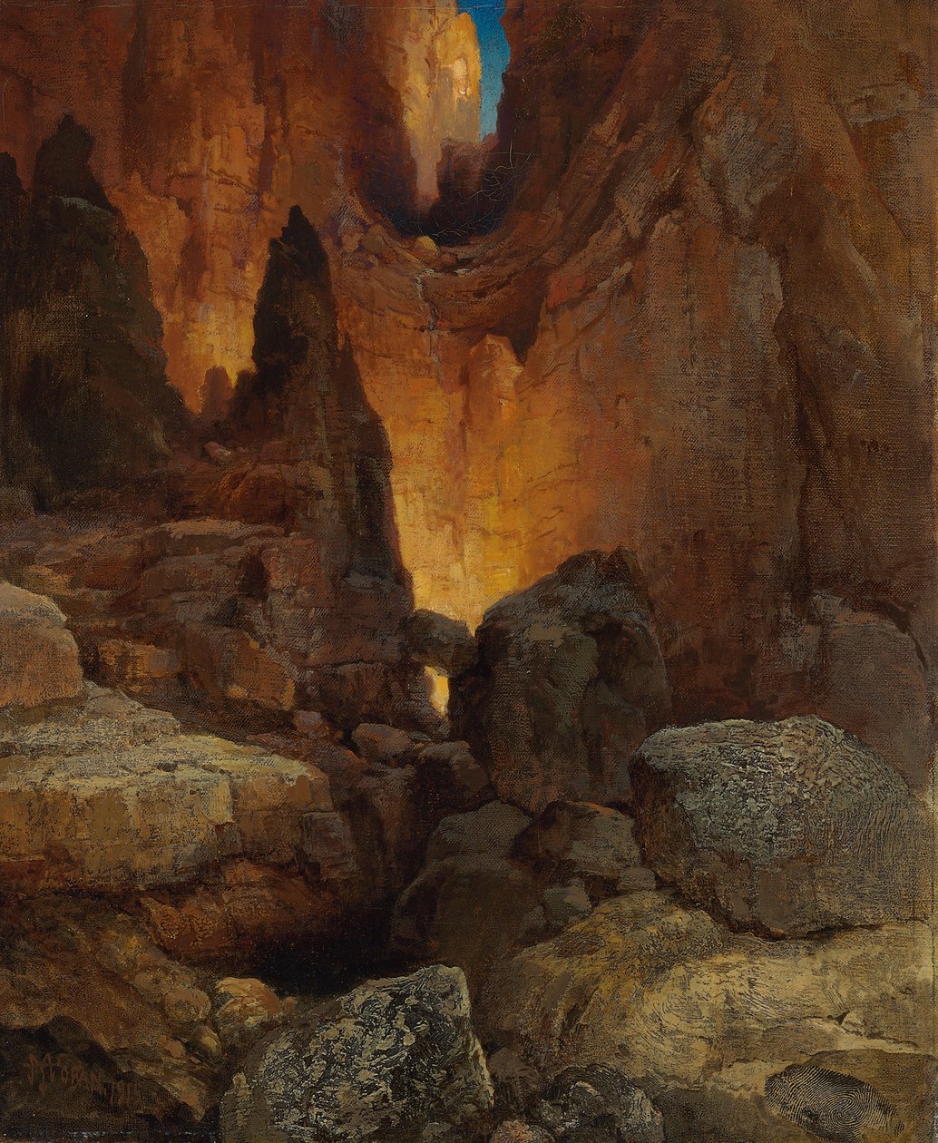 A Side Canyon, Arizona Grand Canyon, 1915 alkotó: Thomas Moran