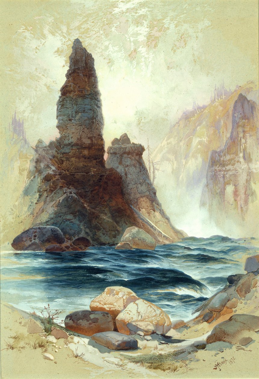 A Tower Falls fölött, Yellowstone alkotó: Thomas Moran