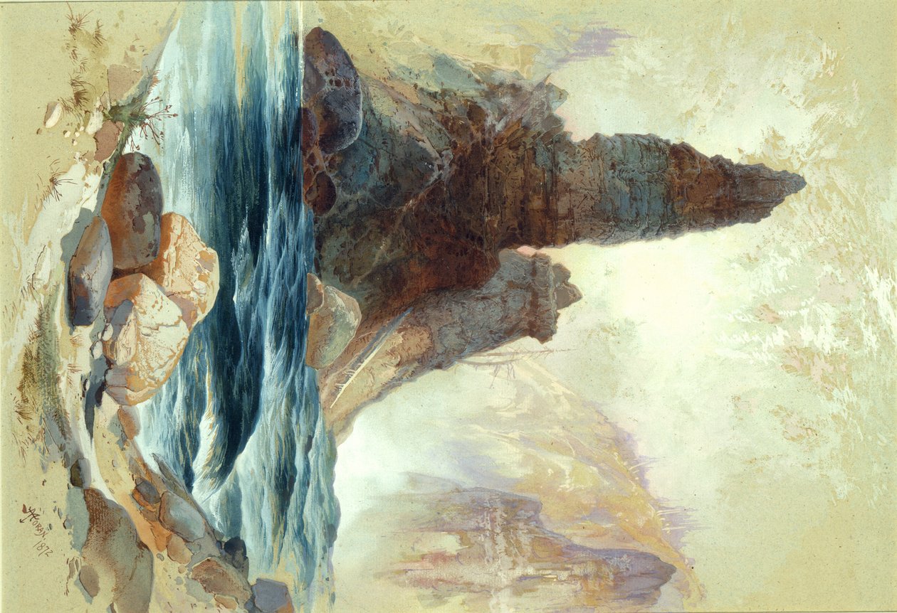 Tower Falls felett, Yellowstone, 1872. alkotó: Thomas Moran