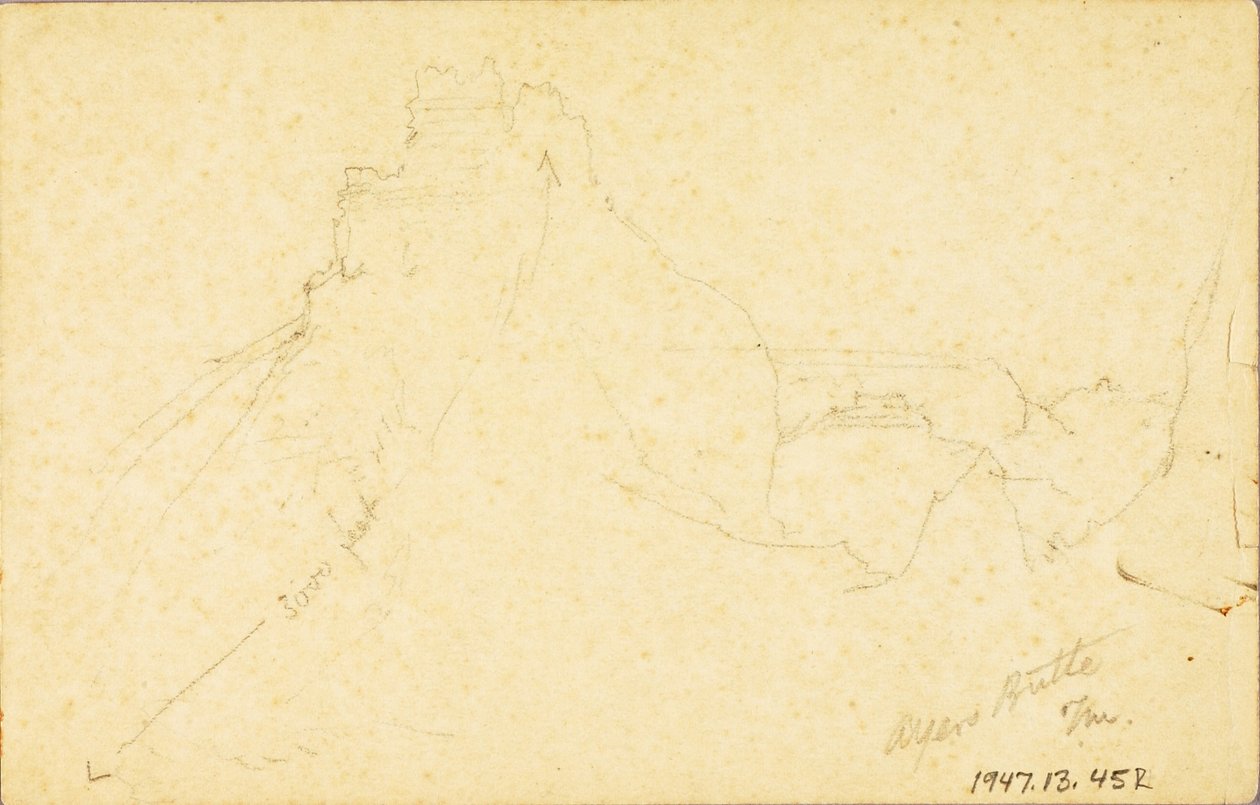 Ayers Butte alkotó: Thomas Moran