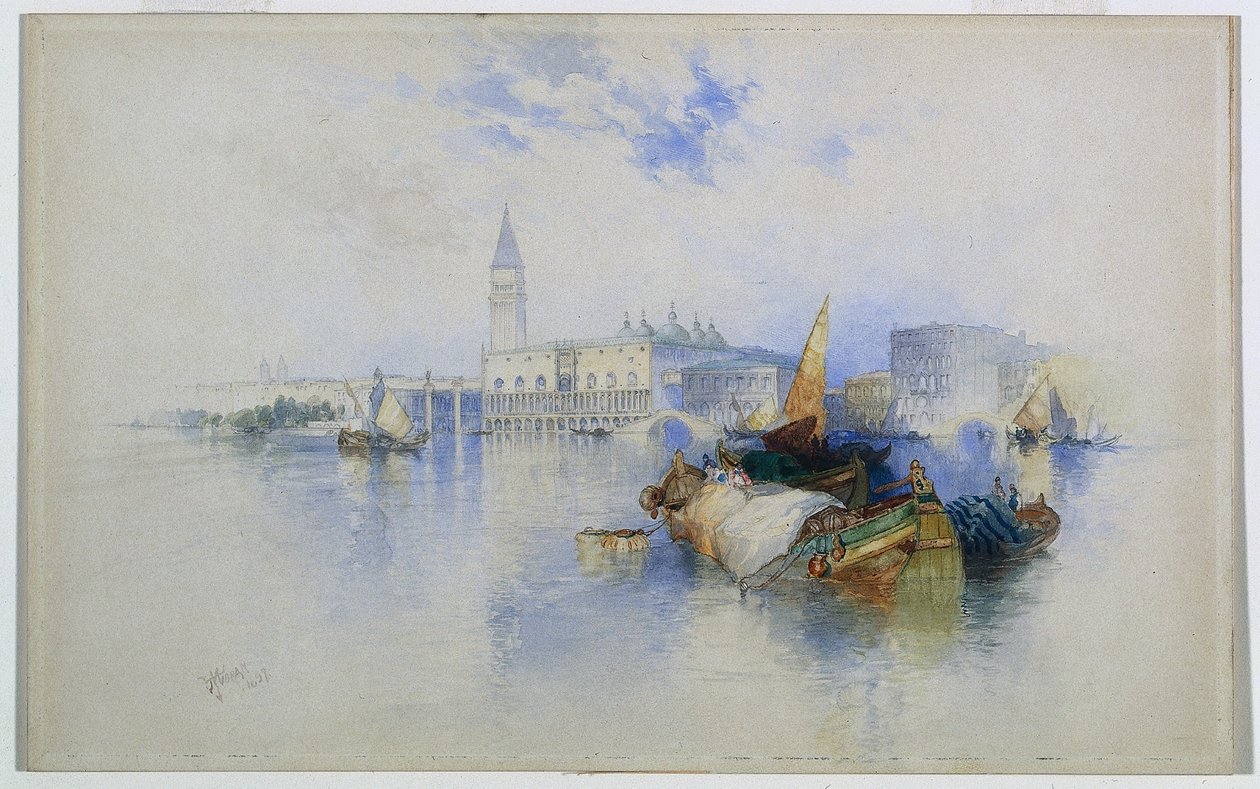 San Marco medence, 1897. alkotó: Thomas Moran