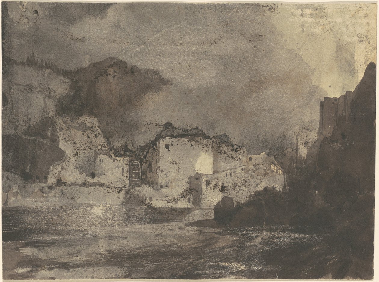 Épületek a Holdfény által alkotó: Thomas Moran