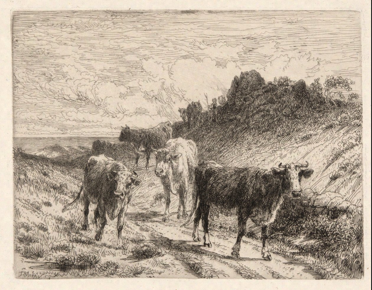 Tehenek alkotó: Thomas Moran
