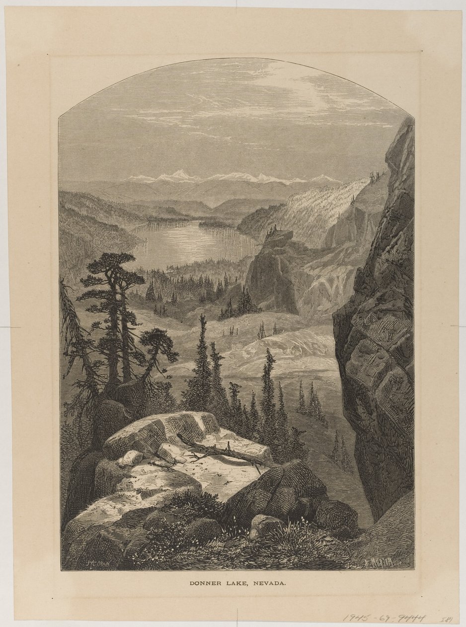 Donner-tó, Nevada alkotó: Thomas Moran